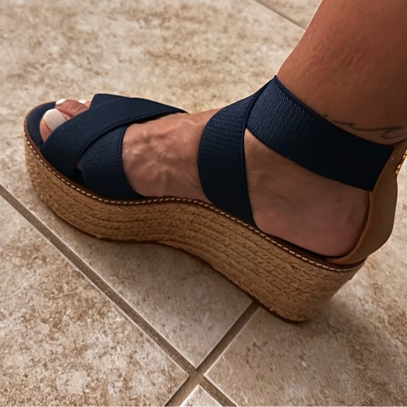 Tory Burch Frieda Espadrille Platform Sandals - Picture 8 of 8
